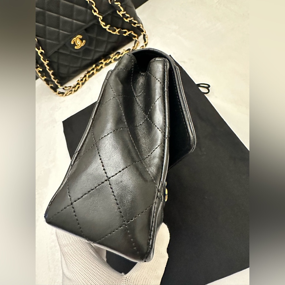 Chanel Lambskin Matelasse single Flap Chain ShoulderBag w/detachable mini wallet - Picture 7 of 15